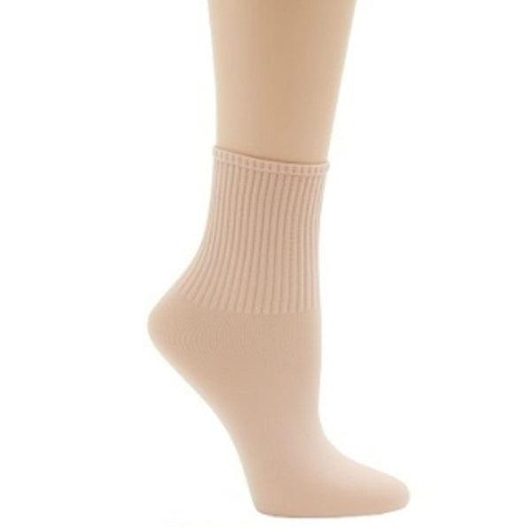 Ribbed Ballet Socks [Ballet Pink]